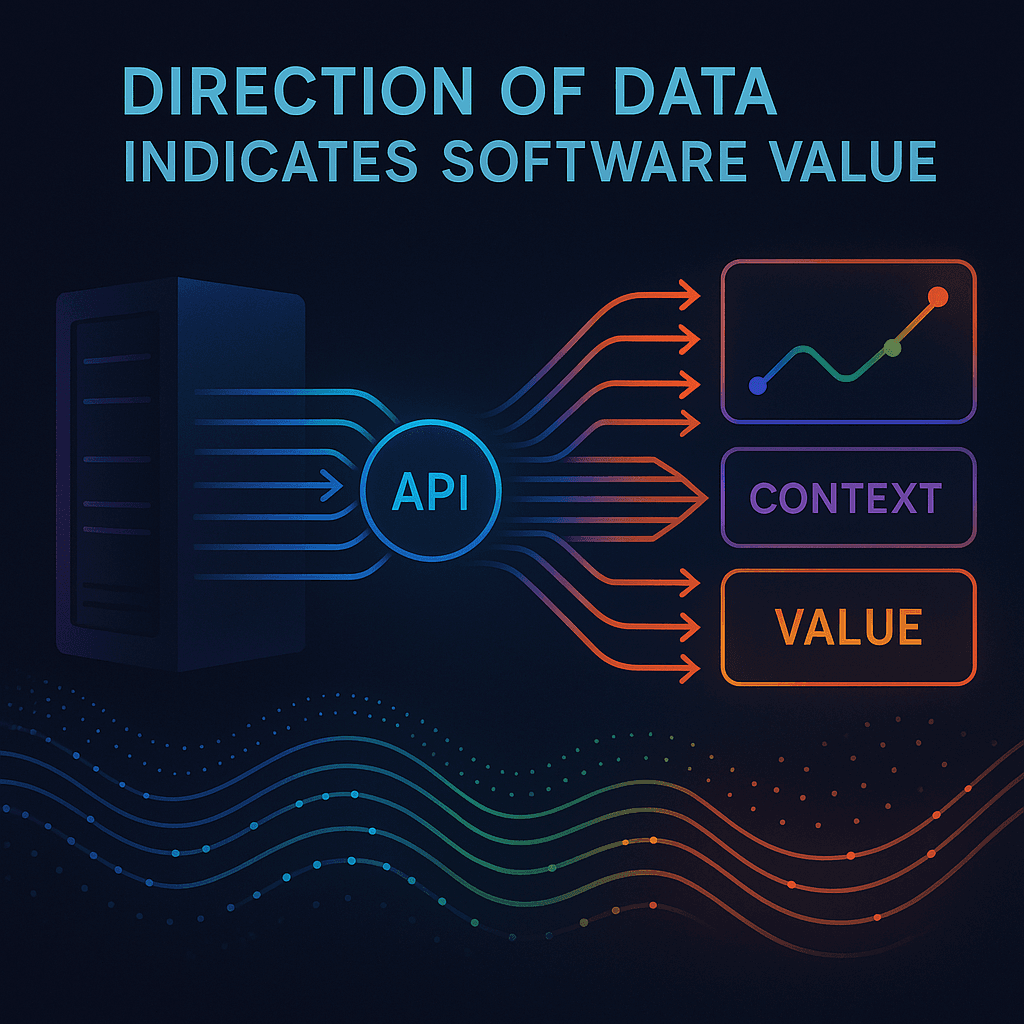 SaaS Valuation: The flow of data points towards value